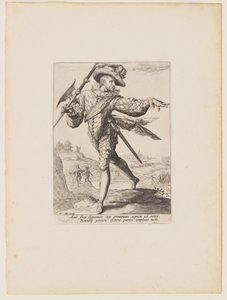 皇帝ルドルフ2世の護衛士官と兵士より軍曹 作： Jacques de Gheyn II