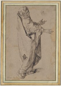 立っている聖母マリアのための研究 作： Jacques de Gheyn II