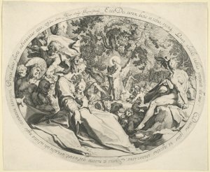 五つのパンの奇跡 作： Jacques de Gheyn II