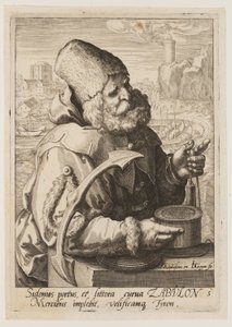 ヤコブの12人の息子』より「ゼブロン 作： Jacques de Gheyn II