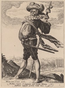 大佐 作： Jacques de Gheyn II after Hendrik Goltzius