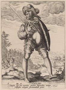 旗手 作： Jacques de Gheyn II after Hendrik Goltzius