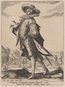 会計 作： Jacques de Gheyn II after Hendrik Goltzius