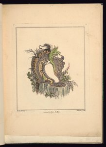 非対称カルトゥーシュの設計 作： Jacques de Lajoüe