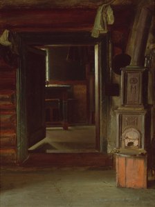 インテリア、1870 年 8 月 作： Jahn Ekenaes