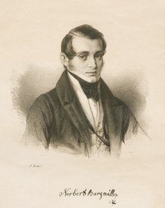 作曲家の肖像NorbertBurgmüller1810-1836、1836 作： Jakob Becker