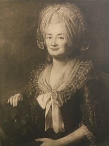 ドイツ語：アンナ・エリザベート・ダクセルホーファー（旧姓ガシェット）の肖像 作： ヤコブ・エマヌエル・ハンドマン
