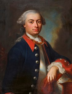 フリードリヒ・フォン・ルテルナウ（1727-1797）の肖像。 作： ヤコブ・エマヌエル・ハンドマン