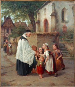 村の司祭 作： Jakob Fürchtegott Dielmann