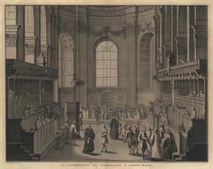 ロンドン、セントポール大聖堂の聖公会（彫刻 作： Jakob van der Schley