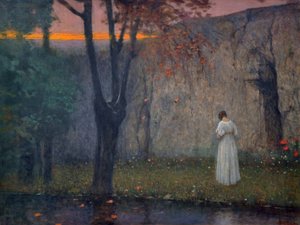 ヤクブ・シカネーダー作「秋の夜明け」(1855-1924)