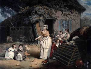 ウィリアム・ウォード（1766-1826）による「市民の隠れ家」の刻印と出版。 作： James (after) Ward
