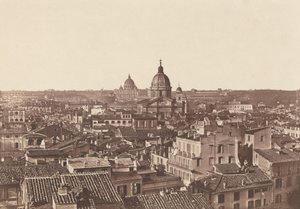 ローマの眺め,c.1855年（写真） 作： ジェームズ (属性) アンダーソン