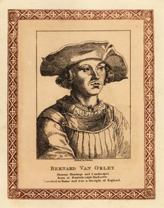 バーナード・ファン・オーリー、フランダース・ルネッサンスの芸術家.1817年（エッチング） 作： James (c.1780 after 1820) Girtin