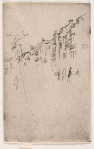 ピカデリーの断片。 作： James Abbott McNeill Whistler