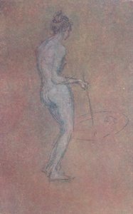 ヌード研究、c1864、1904 作： James Abbott McNeill Whistler