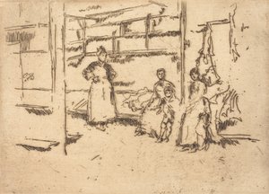 売却後、ハウンズディッチ、c。 18861888。 作： James Abbott McNeill Whistler