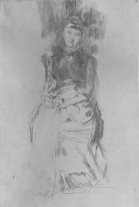 アグネス、c1875、1904 作： James Abbott McNeill Whistler