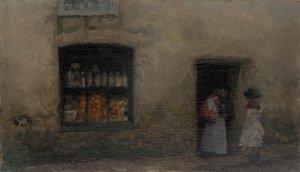 オレンジノート：スイートショップ、1883年または1884年。 作： James Abbott McNeill Whistler