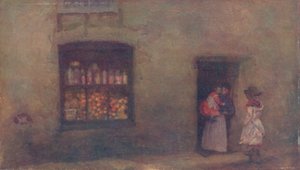 オレンジノート：Sweet Shop、1884、1904 作： James Abbott McNeill Whistler