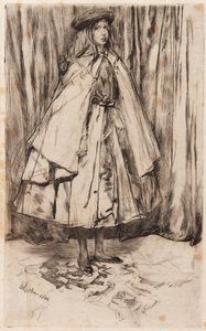 アニー・ヘイデン、1860年 作： James Abbott McNeill Whistler