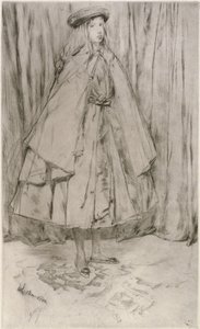 アニーヘイデン、1860年 作： James Abbott McNeill Whistler