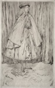 アニーヘイデン、1860年。 作： James Abbott McNeill Whistler