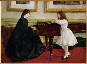 ピアノで 作： James Abbott McNeill Whistler