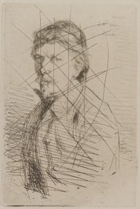August Delâtre, 1858年。 作： James Abbott McNeill Whistler