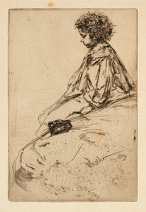 ビビ・ラルエット(エッチング) 作： James Abbott McNeill Whistler
