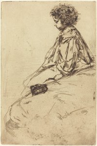 ビビ・ラルーエット、1859年。 作： James Abbott McNeill Whistler