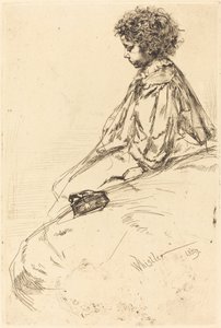 ビビ・ラルエット、1859年。 作： James Abbott McNeill Whistler