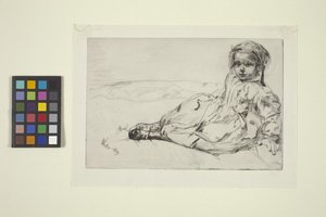Bibi Valentin (gravura) 作： James Abbott McNeill Whistler