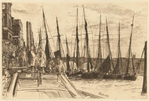 ビリングスゲート 作： James Abbott McNeill Whistler