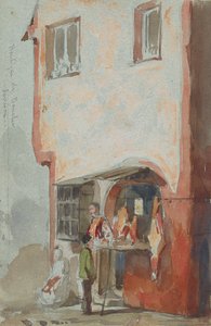 ブーシェの店Saverne、1858年。 作： James Abbott McNeill Whistler