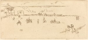 バッキングホース。 作： James Abbott McNeill Whistler