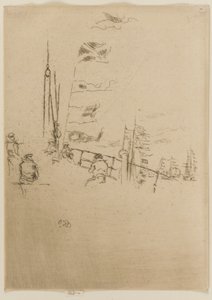 バンティング、1887年 作： James Abbott McNeill Whistler