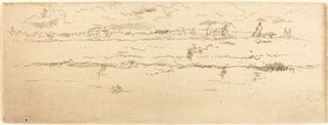運河、オステンド、1887年