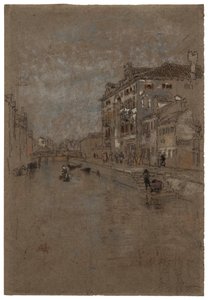 ベニスの運河 タバコ倉庫 1879年～1880年 作： James Abbott McNeill Whistler