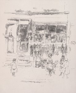 チェルシーラグス、1888年。 作： James Abbott McNeill Whistler