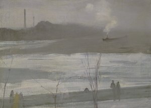 チェルシー・オン・アイス 作： James Abbott McNeill Whistler