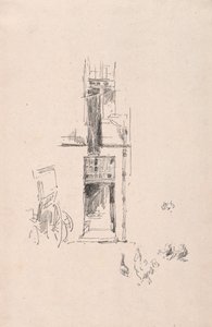 コックスアンドヘンズ、ホテルコルベール、1891年。 作： James Abbott McNeill Whistler
