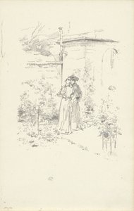 庭への自信 作： James Abbott McNeill Whistler