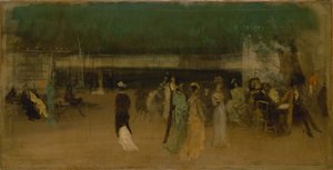 Cremorne Gardens、No. 2、c.1870-80 作： James Abbott McNeill Whistler