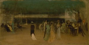 Cremorne Gardens、No。2、ca。 1870-80。 作： James Abbott McNeill Whistler
