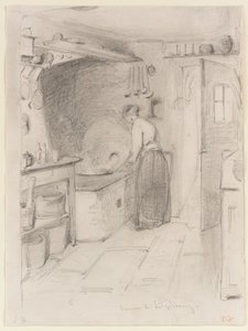リュッツェルブルグ料理、1858年。 作： James Abbott McNeill Whistler