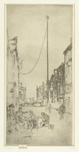 デマスト マスト ヴェネツィア: 12 のエッチング (シリーズ タイトル) 作： James Abbott McNeill Whistler