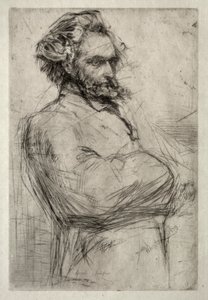 1859年、ドルーエ。 作： James Abbott McNeill Whistler