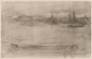 1878年の早朝。 作： James Abbott McNeill Whistler
