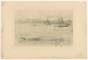 1878年の早朝。 作： James Abbott McNeill Whistler